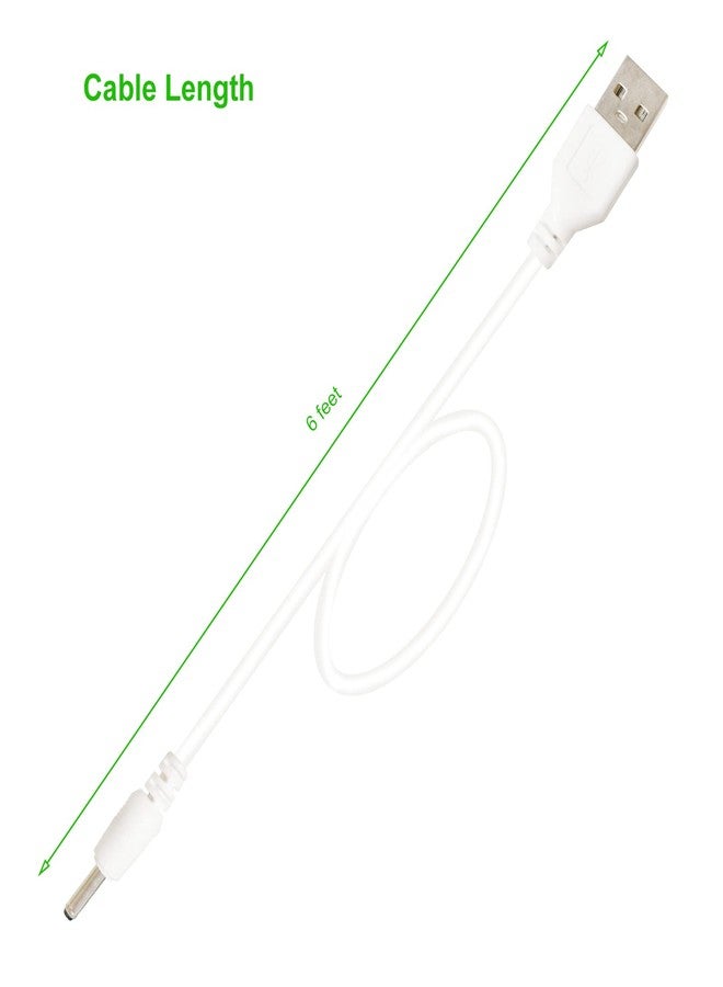 بادي سلك شاحن بديل من PDEEY لجهاز مراقبة الأطفال ANMEATE SM24/SM935E، سلك طاقة USB بطول 6 أقدام - Image 4